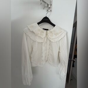 Zara Women’s Blouse Peter Pan Collar